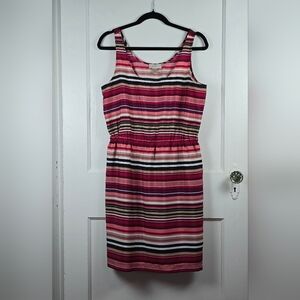LOFT Striped Mini Dress